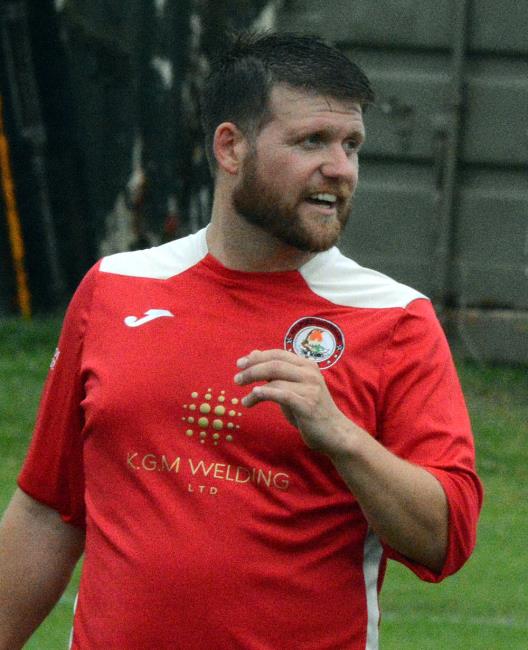 Scott Reid scored for Milford United Scott Reid scored for Milford United